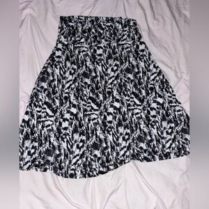 LuLaRoe Monochrome Abstract Skirt